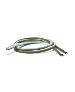 Leather Bracelet- Light Blue and Green